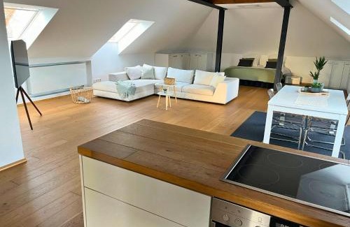 Oberdorla Apartamento | Modernes Loft im Zentrum von Hattingen