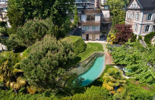 Montreux City Centre Villa | Montreux Rotana Garden House with Private Pool - Swiss Hotel Apartments