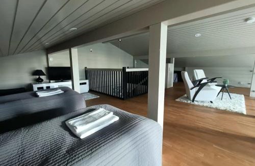 Ahtari Villa | Naava Resort Luppo - Upea huvila ulkoporealtaalla sekä järvinäkymällä