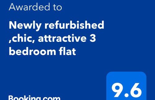 Clapham Apartamento | Newly refurbished ,chic, attractive 3 bedroom flat