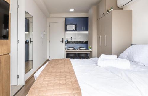 Matriz Apartamento | O estiloso no coração da cidade com Piscina e Academia