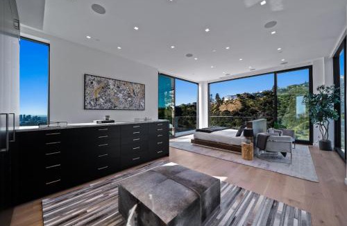 Hollywood Hills West Villa | Ocean to City Views, Fire Feature, Water falls Dream Oasis
