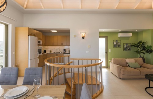 Kolymvari Villa | Olive Chrysi Luxury Villa with 4 bedrooms, private pool, and indoor plunge pool