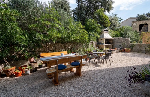 Mandre Apartamento | Apartamento de una habitación en la playa Mandre, Pag (A-4092-c)