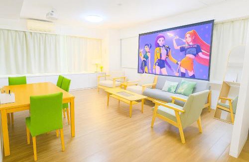 Mejiro Apartamento | OPEN#신주쿠와 시부야 가까운 집#편의점2분#8명#예쁜집#114m2#침대5#침실2#빔프로젝터