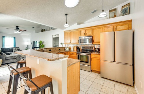 Palm Coast Casa | Palm Coast Comfort: Family Home w/ Lanai, Big Yard