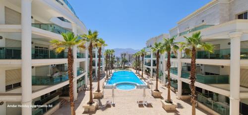 Eilat Apartamento | Palmore Resort 4 bedroom apartment with Private Pool - By Amdar Holiday Apartments