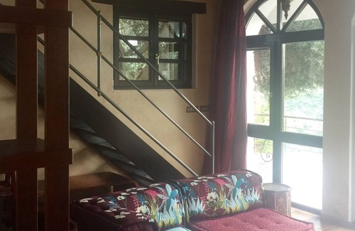 Anidri Casa | Villa de piedra natural Roxanie, piscina de 100 m², vista al mar en la playa de Anidri,