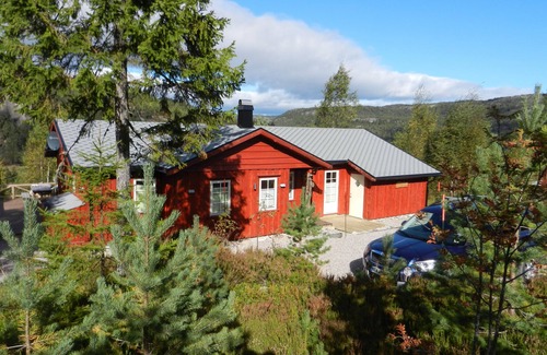 Nissedal Cabaña | Vista panorámica del lago, ubicación moderna y tranquila, sauna, WiFi, canoa