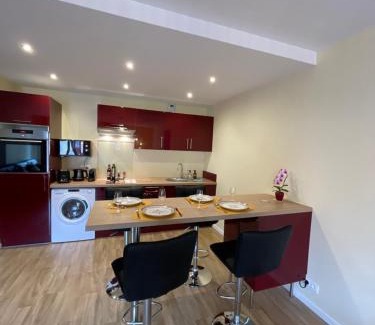 Vaires-sur-Marne Apartamento | Paris Disneyland appartement centre-ville, parking, au coeur de l'aviron