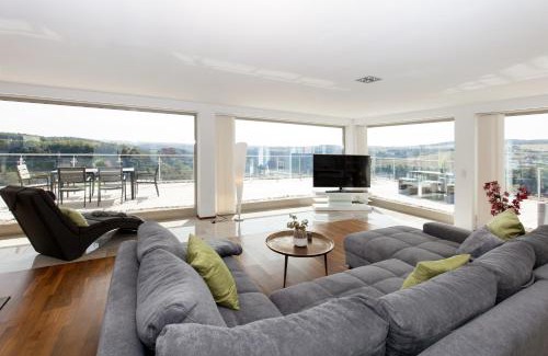 Sankt Goarshausen Apartamento | Penthouse für 2 Personen mit Dachterrasse und Rheinblick