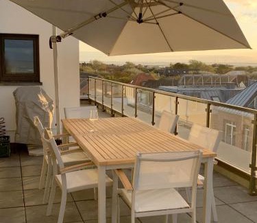 Wangerooge Apartamento | Penthouse Wangerooge, gigantischer Meerblick