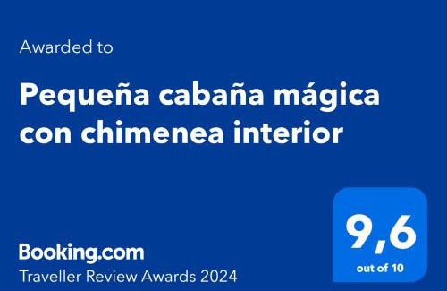 Arteaga Otro | Pequeña cabaña mágica con chimenea interior