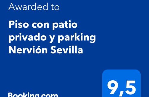 Nervion Apartamento | Piso con patio privado y parking Nervión Sevilla
