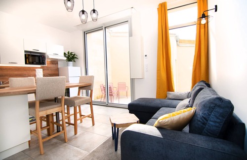 Libourne Apartamento | Apartamento-Littorial-Confortable-Baño privado con ducha