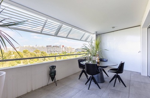 Aiguerelles Apartamento | Port Marianne: excelente T2 con terraza y garaje