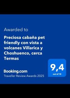 Panguipulli Casa | Preciosa cabaña pet friendly con vista a volcanes Villarica y Choshuenco, cerca Termas