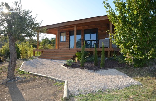 Villarzel-du-Razes Villa | La cabaña sobre pilotes, 2 P, spa privado, estancia en la naturaleza, relajación, bienestar, confort