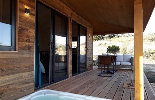 Villarzel-du-Razes Villa | La cabaña sobre pilotes, 2 P, spa privado, estancia en la naturaleza, relajación, bienestar, confort