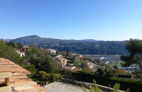 Gattieres Villa | Prestigiosa villa, vista al mar y montaña clasificada, piscina climatizada, agua salada