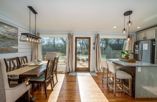 Monroe Casa | Private Pool & Hot-tub! Walk Downtown; Large Porch; King Beds; Spacious