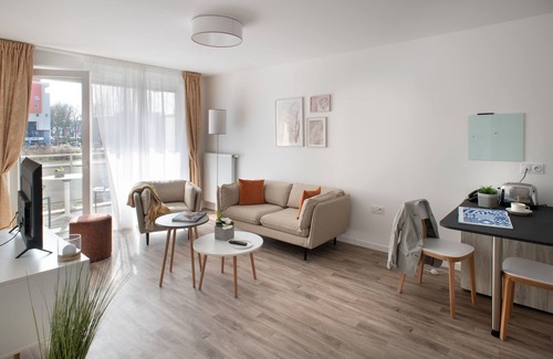 Mulhouse Apartamento | Résidence le Jardin d'Edo
