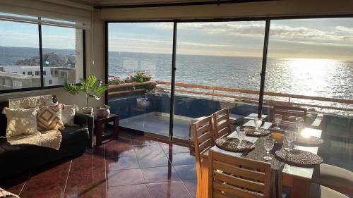 Concon Apartamento | Reñaca en primera linea,terraza panoramica acceso directo a la playa