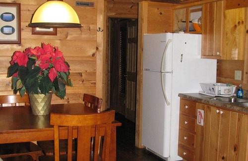 Altamont Cabina | Romántico y acogedor 1BR 'Real Log Cabin' Riverside con bañera de hidromasaje, chimenea + (4 personas)