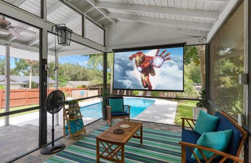 Forest City Casa | Resort-style home with a Heated Pool and a Huge Gated Yard