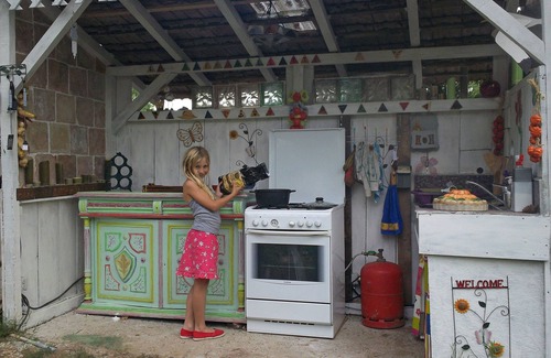 Penne-d'Agenais Cabaña | Rigoulieres caravanas junto al río