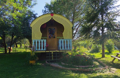 Penne-d'Agenais Cabaña | Rigoulieres caravanas junto al río