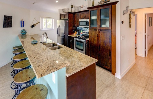 Pine Channel Estates Casa | Rising Sun: Unique, Round Canal Home on Big Pine Key, Offering Dock & Dog-Friendly Accommodations!