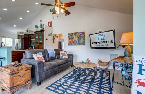 Pine Channel Estates Casa | Rising Sun: Unique, Round Canal Home on Big Pine Key, Offering Dock & Dog-Friendly Accommodations!