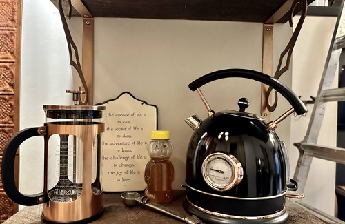 St Croix Falls Apartamento | Habitación romántica de cobre en el histórico 123 S Washington