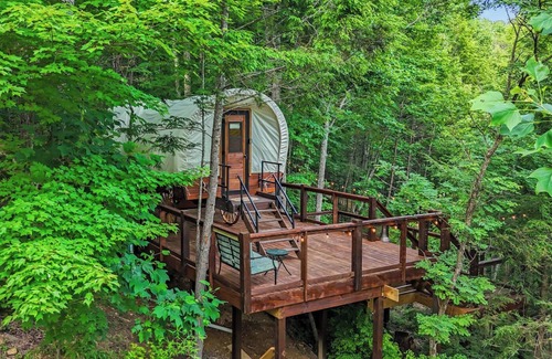 Sevierville Alquiler De RV | Romantic Luxury Under the trees