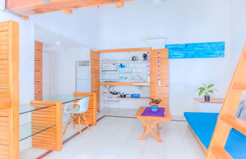 Marina Vallarta Chalet De Esquí | Estudio romántico con loft - en el campo de golf