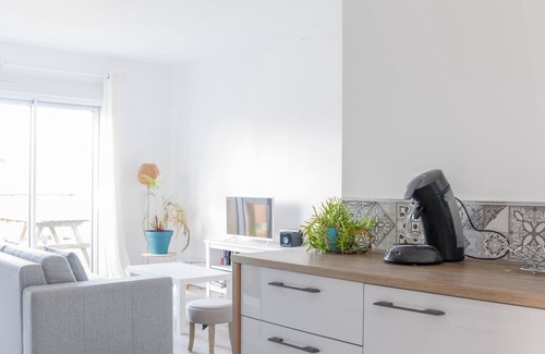 Ploudalmezeau Apartamento | ROSCAROC ENEZ KARN - Nice T2 sea view near the beach