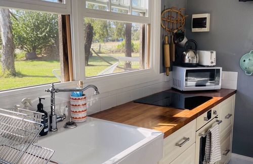 Gum Flat Cabaña | Rosedale Tiny Farm Cottage - a little space with a big heart!