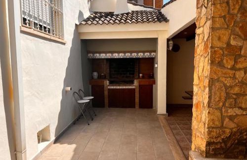 Biar Casa | Rural EL METGE Biar-Piscina Privada-Barbacoa-Calefacción-Chimenea