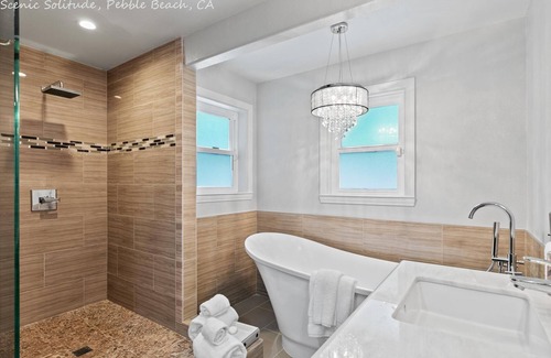 Del Monte Forest Casa | Scenic Solitude: Gorgeous Remodeled 3 Bedroom 2 and a Half Baths Panoramic Views