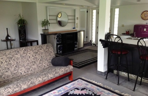 Chester Cabaña | Paisaje marino, cabaña Art Deco