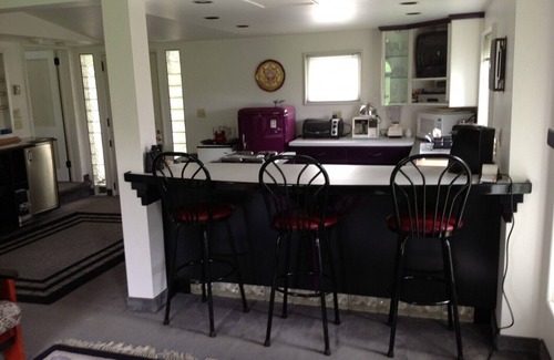 Chester Cabaña | Paisaje marino, cabaña Art Deco