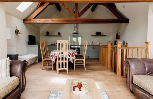 Devils Bridge Casa | Section of luxury renovated barn with a large hot tub. Sleeping 5