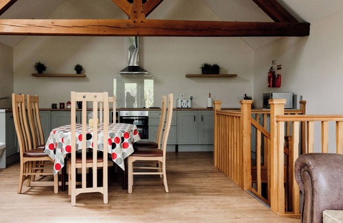 Devils Bridge Casa | Section of luxury renovated barn with a large hot tub. Sleeping 5