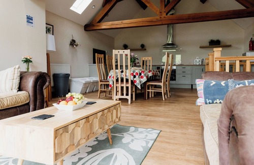 Devils Bridge Casa | Section of luxury renovated barn with a large hot tub. Sleeping 5