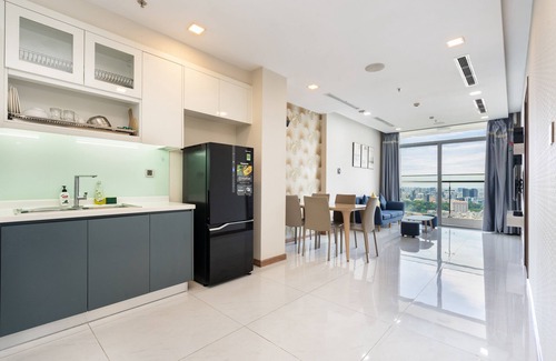 Hang Xanh Apartamento | [SENS HOUSE]Highfloor Modern 2BR Apt@P6B -Free Gym