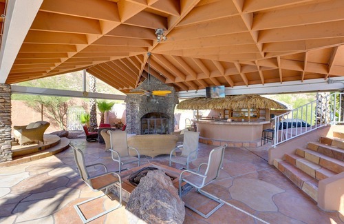 Apache Junction Casa | Small Events, 4 Homes, Resort Living, Pet Friendly, Htd Pool, Views, Tonto Nat Forest Trails
