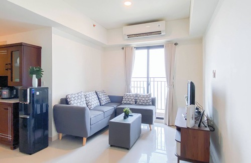 Cikarang Apartamento | Soft Scandinavian 3Br At Meikarta Apartment