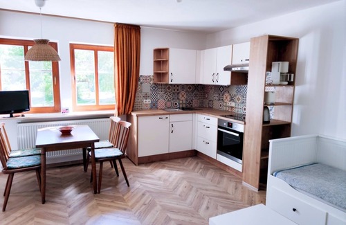 Rothenburg ob der Tauber Apartamento | Spacious vacation apartment (35 m²) for two people with eat-in kitchen and free WiFi