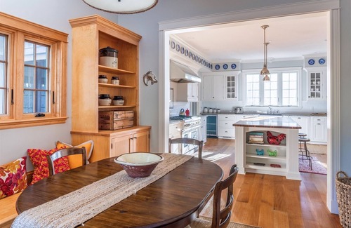 Sebago Casa | Spacious Luxury Retreat on Sebago Lake: Elegant Home with Private Dock and